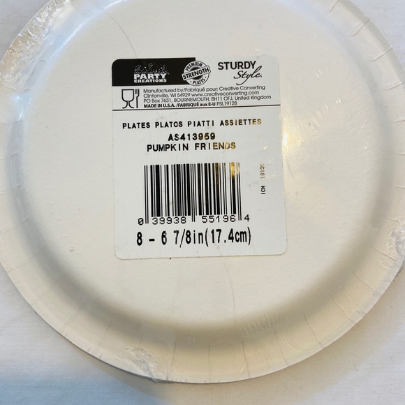 Halloween Bundle Lot 3 plate set 9 napkin set new - Picture 7 of 8